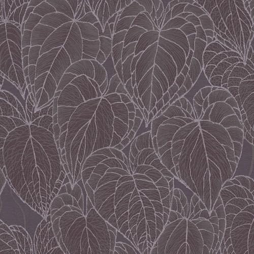 Profhome Carta da parati con accenti metallici 781285-GU carta da parati intissata (TNT) grigio lilla 0,53 m x 10,05 m / 5,33 m2