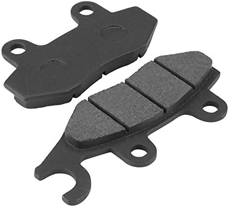 KIMISS Ceramic Disc Front Brake Pads for Kawasaki EX 250 Ninja 250R 2008-2012 & EX 300 Ninja 2013-2016, Black