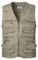 KTWOLEN Herren Outdoor Weste mit Multi-Taschened Anglerweste Jagd- und Angler Camping Wandern Weste Freizeit Ärmellos Jacke, Khaki, XL