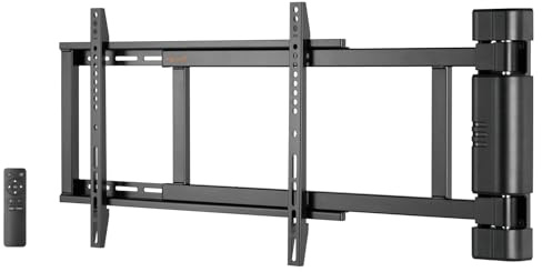 My Wall Motoriserad och svängbar vägghållare HP29-1L, helautomatisk, svängbar upp till 170°, VESA 200 x 200 – 600 x 400, kan belastas upp till 50 kg, inklusive RF-fjärrkontroll med minnesfunktion
