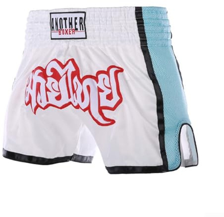 Besshepplo - Pantalones cortos de boxeo, pantalones cortos de Muay Thai para hombres y mujeres, corte delgado, pantalones cortos de MMA, ropa de entrenamiento de boxeo, kickboxing, artes marciales