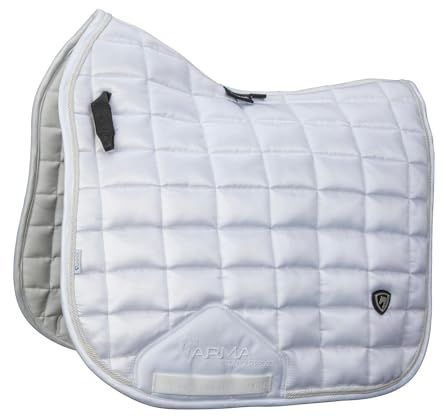 Shires ARMA Eltar Satin Dressage 17-18 Saddlecloth - White
