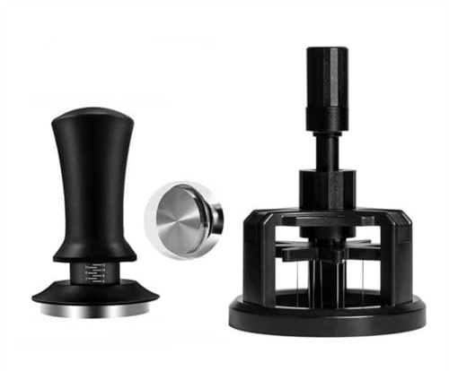 Fangxuee Juego de Herramientas WDT con Aguja Giratoria para Café en Polvo de 58 mm y Martillo para Polvo, con Profundidad Ajustable para Remover Café Expreso.