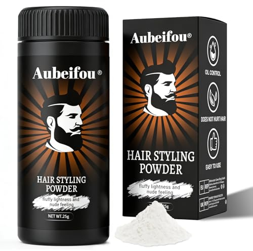 25g Polvo Voluminizador para el Pelo, Polvo de Textura para Cabello, Polvo de Acabado Mate, Crear un peinado esponjoso, Adecuado para todo tipo de cabello, Uso diario, Blanco