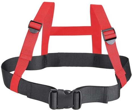Barnsäkerhetssele – reflekterande orange tyg, justerbar sportrem för barn, utomhuspromenader, säker anti-förlust armbandslänk kontakt | robust stålkärnrep för aktiva pojkar flickor