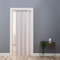 PVC Concertina Accordion Folding Door Magnetic Catch Amelia White Gloss 12mm Thick 86x203cm (White)