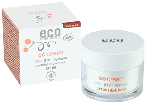 eco cosmetics CC Cream LSF 50 - getönt dunkel