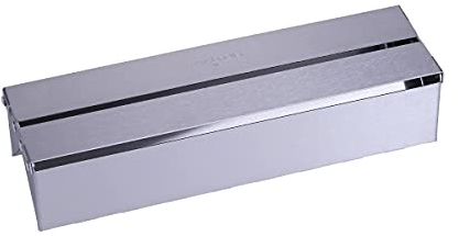 SANTOS Räucherbox- SmokerboxGasgrill - 30x8,6x6,5cm - stabile, rostfreie Edelstahl-Smokebox- Räuchern auf dem Gasgrill - ua. für Napoleon Gasgrills
