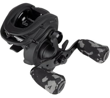 Abu Garcia Max® X Black OPS Moulinet de pêche au Lancer | Moulinet de pêche baitcast à Profil Bas | pour Les pêcheurs prédateurs dans Les Lacs et rivières d'eau Douce | Noir LP | Gaucher