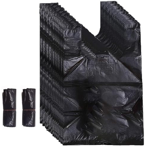 100Pcs stoma black disposal bags scented,black bags,Women Sanitary Disposal Black Bin Bags Small Bin Liners for Bathroom Sanitary Napkin Rubbish,