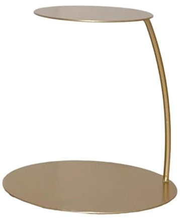 perfk Soporte para Tartas de Arte, Expositor de Tartas en Capas de Hierro, Soporte Redondo de 2 Niveles para Tartas, Soporte para postres, Torre para