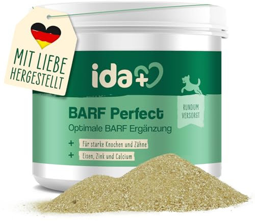 ida+ – Barf Perfect 400g – Barf Mineralien für Hunde – Magnesium für Hunde - Barf Zusatz Hund Komplett - Zink für Hunde - Calcium für Hunde - Barf Pulver Hund - Barf Zusatz Futter Hund - Gelenke Hund
