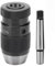Portabrocas Sin Llave, Cono Morse de Liberación Rápida para Taladradora 1‑16 mm MT2 ‑ B18, Autoaprehensible Keyless Portabrocas Taladro, para Taladradora de Columna, Fresadora, Torno