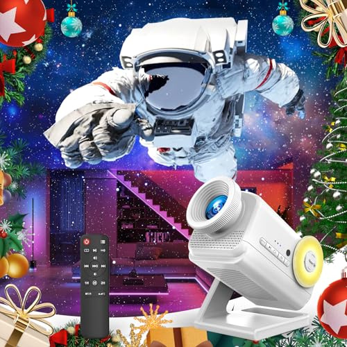 anysun Projecteur Galaxie 3D, 60 Thèmes Dynamiques Galaxie et Nébuleuse, Haut-Parleur Bluetooth, Télécommande, Veilleuse Aurora Plafond pour Chambre, Enfants, Adultes, Fêtes Décoration Maison