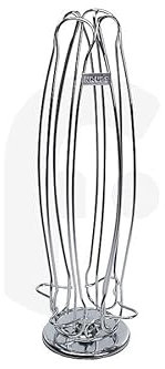 Krups Nespresso 40 Tassen Kaffeemaschine XB300000 Kapselhalter Silber