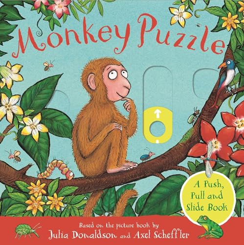 Monkey Puzzle: A Push, Pull and Slide Book: An interactive board book
