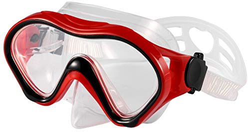 FPXNB Kids Swim Mask, Swimming Goggles with Nose Cover, Snorkel Mask Diving Mask for Scuba Snorkeling, Anti-Fog Lens Waterproof Socket 180° View Angle Face for Youth Children Junior Teens
