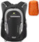 LOCAL LION Wanderrucksack Rucksack 20L mit Regenschutz Fahrradrucksack Reiserucksack Daypack für Damen und Herren wasserdicht zum Wandern Bergsteigen Reisen