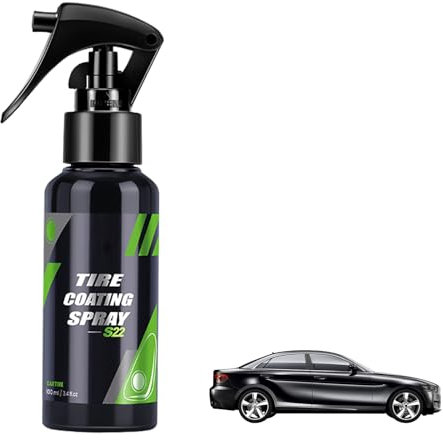 Hamil Spray para Revestimiento de neumáticos, Spray para Brillo de neumáticos | Pulidor de neumáticos de Coche | Spray para apósito de neumáticos, Limpiador de neumáticos de automóvil, Agente