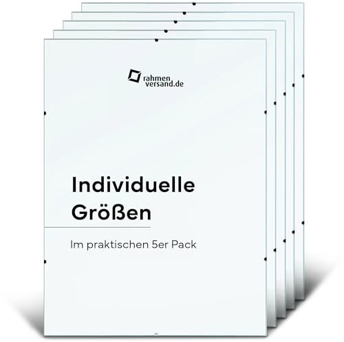 PANORAHMA BILDERRAHMEN Cadre photo sans bordure 20x30 Lot de 5/Cadre photo en verre à suspendre au mur/Cadre photo