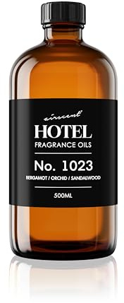 AirScent Hotel Diffuser Oil No. 1023 Inspired by The Baccarat Hotel Scent - Love Affair Fragrance Oil for Ultrasonic and Waterless Diffusers and Crafting - 500 mL, 16.9 fl oz Glass Bottle