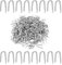 300 Pcs Galvanised U Nails, Steel Chicken Wire, Netting, U Shaped Nails for Wire Mesh Woven & Garden Mesh Fasteners