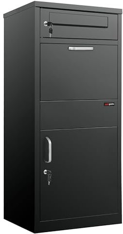 GGM Gastro | PBBD | Boîte à colis avec boîte aux lettres - Pour colis jusqu'à la taille M