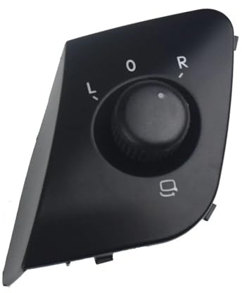 XEBRAD Justerknapp for justering av sidospegel for bil, for VW, for Seat Ibiza 2009-2015, 6J1 959 565 6J1959565 Backspegelbrytare för bil