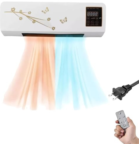 Climafy Air Conditioner, Portable Air Conditioning Split Max with Heating & Cooling, Mini Wall Mounted Airconditioner (C)