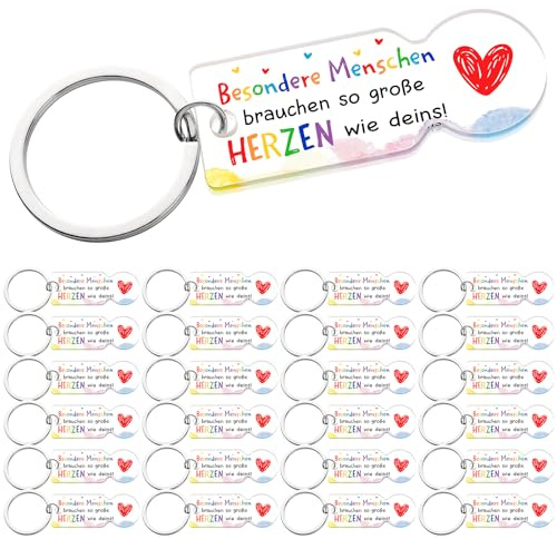 24 Einkaufwagenlöser Schlüsselanhänger Acryl Einkaufswagenchip Schön dass du da bist Gastgeschenke Hochzeit Taufe Einkaufswagenöffner Besondere Menschen Danke Geschenk Gäste Abschiedsgeschenk Kollege