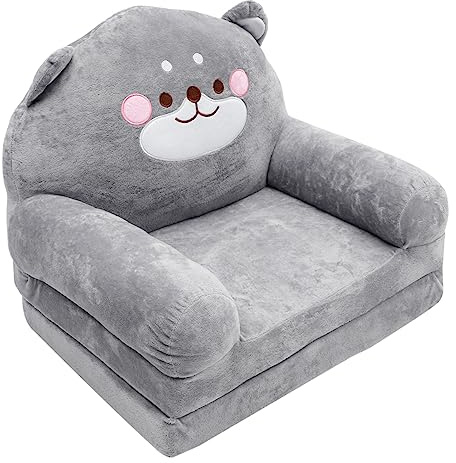Anneome Sofá Infantil con Diseño de para Niña Asiento Cómodo y Duradero para Niñas para Guardería y Habitaciones Infantiles Color Aleatorio Color Aleatorio