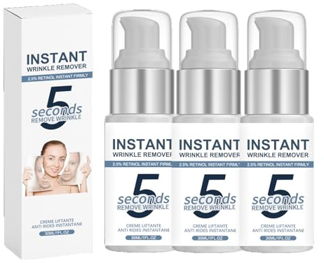 Crema eliminadora de arrugas de 5 segundos, crema antiarrugas con efecto instantáneo, para reducir las líneas finas, reafirma la piel al instante, crema antiarrugas para hombres y mujeres (3)