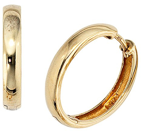 Jobo Damen-Creolen aus 8 Karat 333 Gold Durchmesser 18 mm