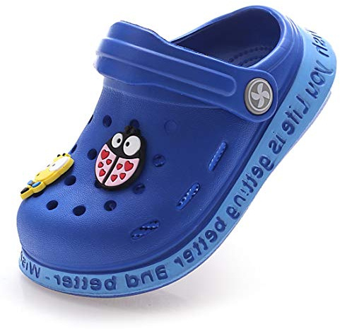 Unisex sandalias niños verano chanclas zuecos niños Antideslizante Respirable Piscina Jardín Zapatos playa niños