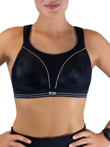 Champion Sa S5044 Ultimate Run Bra Soutien-Gorge de Sport, Noir, 100D Femme