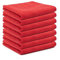 10 Stück Mikrofaser Reinigungstücher Lappen 30 * 30CM Rot Allzwecktücher Weich Putztüch Mikrofasertücher Saugfähige Küche Tücher Geschirrtücher Fusselfrei Waschbare Putzlappen für Haus Auto
