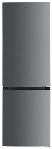 CANDY Combined CCH2T618EXBF, Frigorífico Combi, Capacidad 293L, Total No Frost, Cajón Verdulero, Control Electrónico de la temperatura, 60x186cm, Iluminación LED, Puerta Reversible, 39DB, Inox