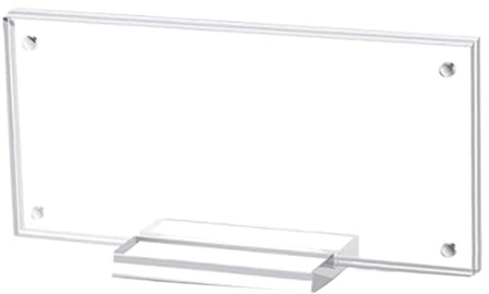 Cadre d'affichage en acrylique transparent pour billets de dollar et billets de monnaie en papier transparent pour collectionneurs