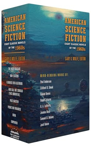 American Science Fiction: Eight Classic Novels of the 1960s (Boxed Set): The High Crusade / Way Station / Flowers for Algernon / ... And Call Me ... / Nova / Emphyrio (Library of America)