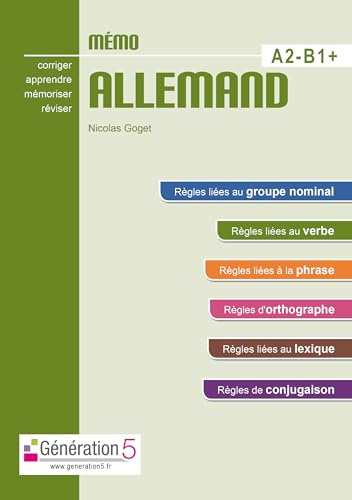 Memo Allemand A2-B1+ (Lycee)
