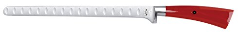 Coltellerie Berti Forgiati Cuchillo salmón 2603 plexiglás Rojo Lleno