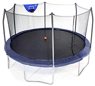 Skywalker Trampoline Outdoor 15 Ft. Jump N’ Dunk Round Outdoor Trampoline with Net, Mat, and Basketball Hoop for Trampoline - BOX 2 OF 2 ONLY DO NOT ORDER