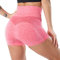 Tuopuda Femme Short de Sport Collants Course Leggings Taille Haute Push Up Booty Butt Scrunch Opaque sans Couture Boxer Court Pantalon Yoga pour Yoga Fitness Jogging Danse Gym Cyclisme, Rose, S