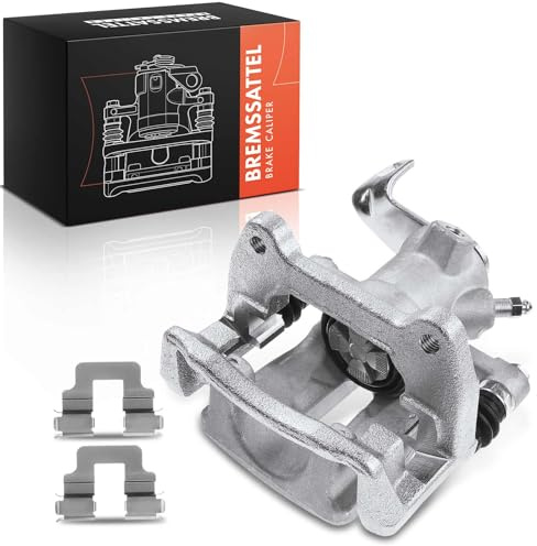 Frankberg Pinza de freno Parte trasera izquierda con Soporte fundición de alumin.io (Distancia entre agujeros del Soporte 90mm) Compatible con Mi.n.i Mi.n.i cabrio Mi.n.i Clubman 34216776925