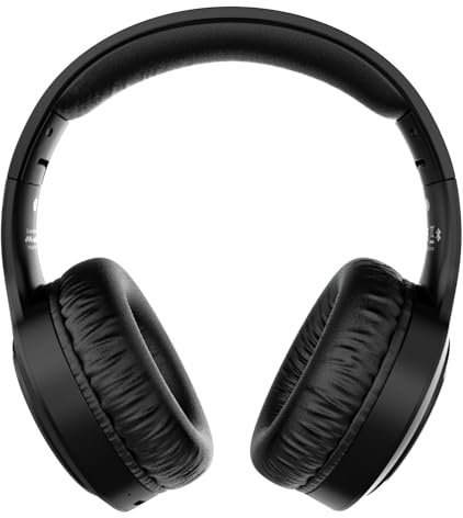 MySound by Meliconi Speak Now, Cuffie Bluetooth 5.3, Cuffie Wireless con Microfono, Suono Nitido e Potente con Bassi Potenti, Multipoint Connection, Compatibili con Android e Apple