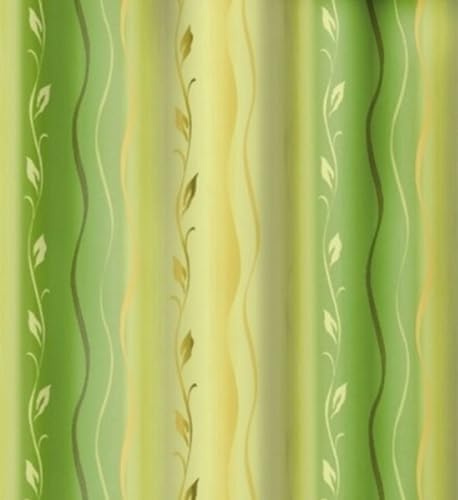 Gardinen Vorhangen Mondego Grün 140x160 cm (BxH) 1 Stück Gardine mit Kräuselband Curtains Wohnzimmer Florale Muster Satin Stoff Küchengardinen Fenstergardinen Window Blinds Dekoschale