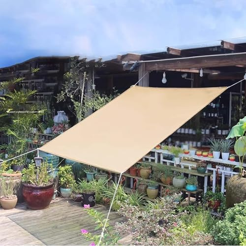 Tenda A Vela Ombreggiante,Telo Ombra Esterno Rettangolare,Vele Parasole Da Giardino, Sabbia Tenda Da Sole,Respirante,Con Occhielli,Antivento Per Esterno, Giardino, Terrazzo, Balcone(200cm x 150cm)