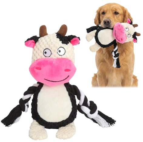 Giochi Squeak per Cani Giocattoli da Masticare per Cuccioli Peluche Resistenti Interattivi Adatto a Cani di Piccola e Media Taglia