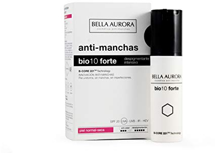 BELLA AURORA Aufhellungs Creme für Normale und Trockene Haut, Intensive Pigment und Altersflecken, bio10 forte, 30 ml