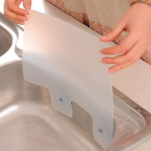 Sink Water Splash Guard, Kitchen Water Splash Guard with Suction Cups(size:3pcs)